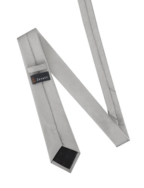 Zenetti Tie & Hank Set - ZTH120 (Silver)