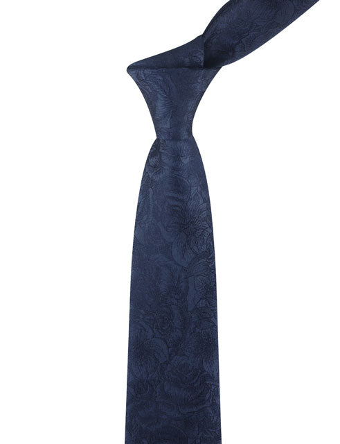 Zenetti Tie & Hank Set - ZTH121 (Navy)