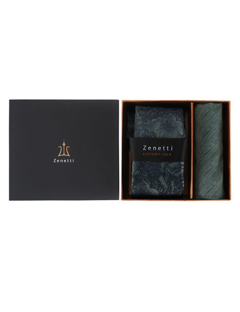 Zenetti Tie & Hank Set - ZTH121 (Sage)