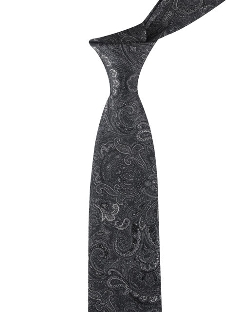 Zenetti Tie & Hank Set - ZTH123 (Charcoal)