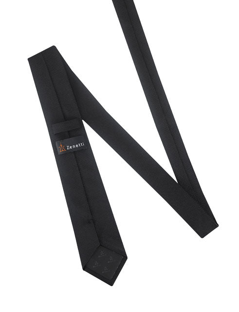Zenetti Tie & Hank Set - ZTH120 (Black)