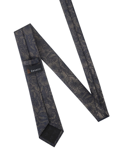 Zenetti Tie & Hank Set - ZTH121 (Brown)
