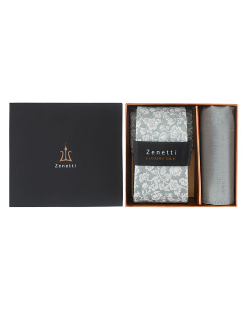 Zenetti Tie & Hank Set - ZTH122 (Sage)