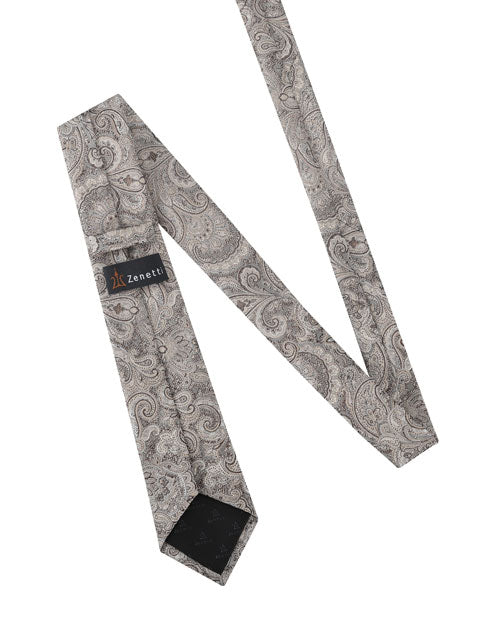 Zenetti Tie & Hank Set - ZTH123 (Champagne)